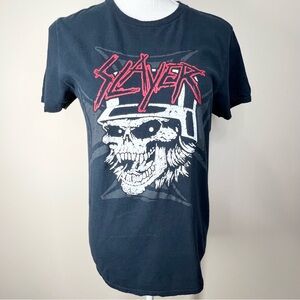 Slayer Metal Mulisha Laughing Skull Graphic Band T Shirt Small